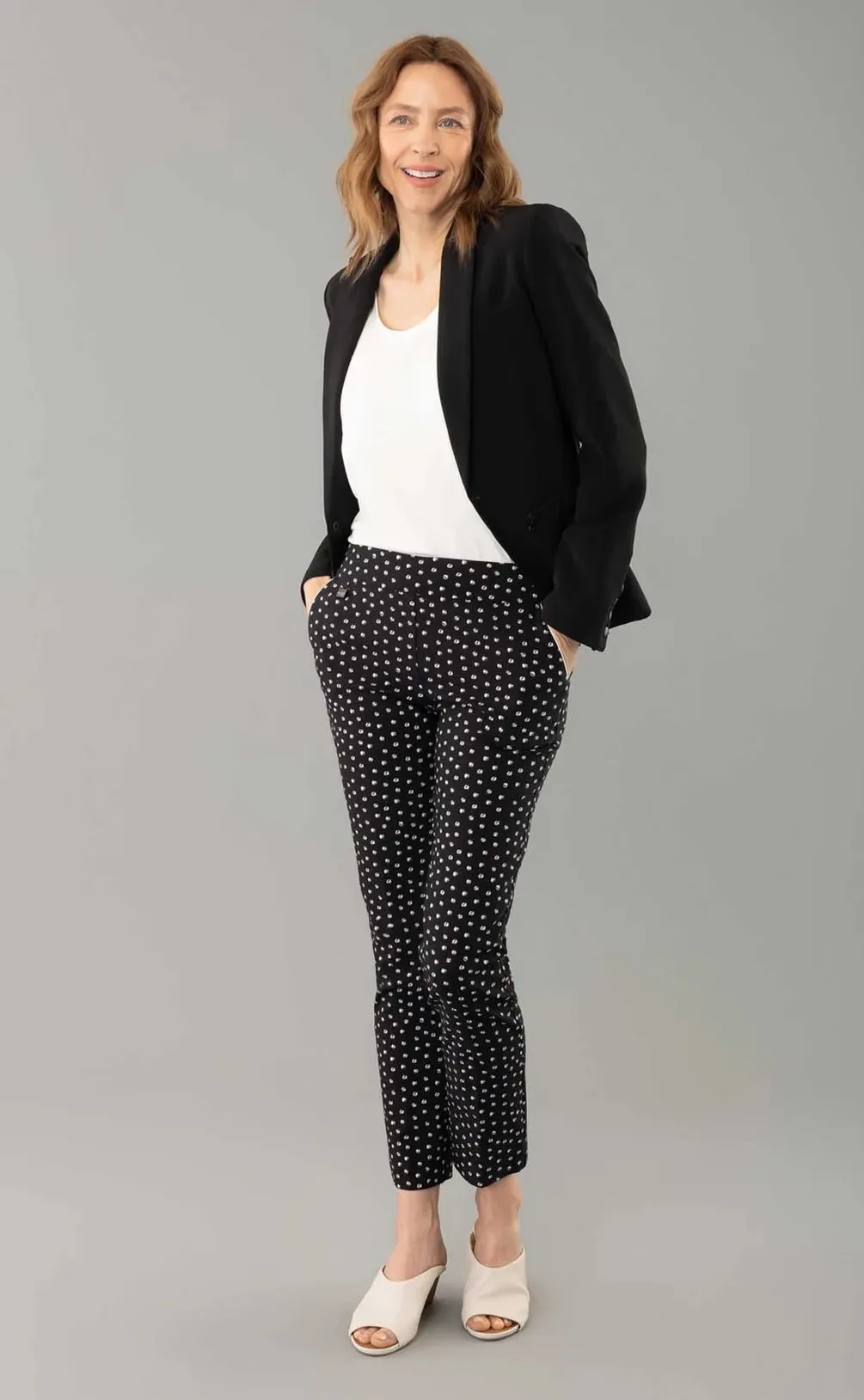 11141010 Panda Dot Ankle Pant