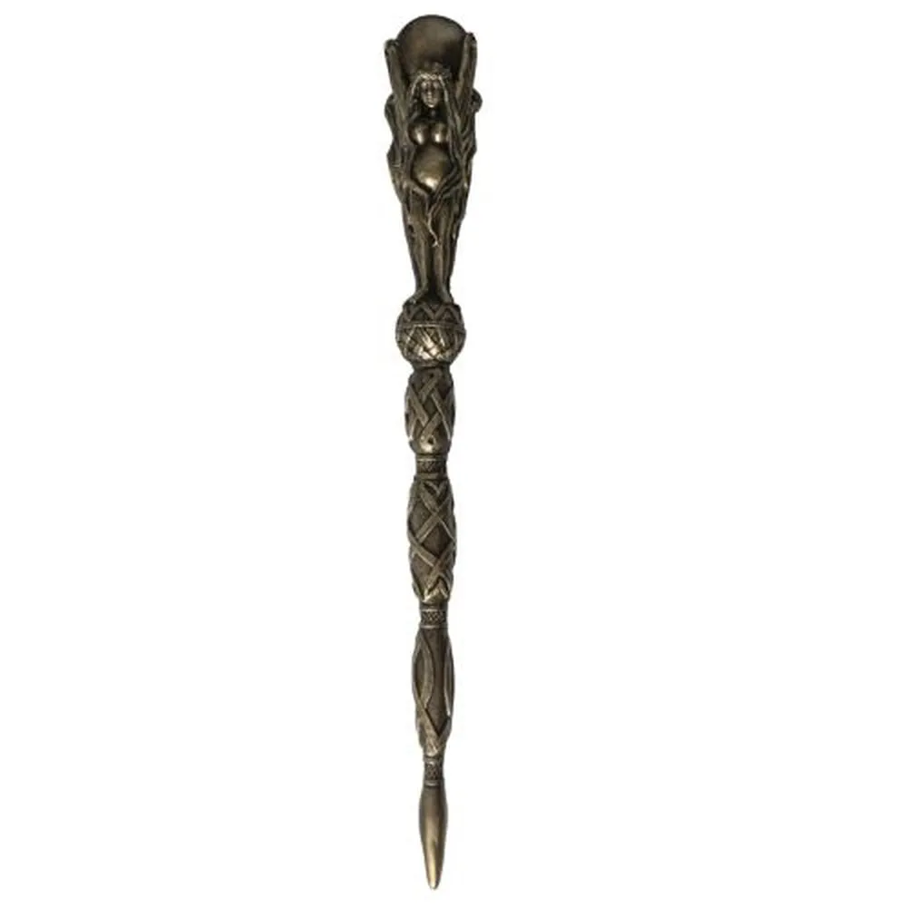 14" Mystical Wand - Triple Goddess