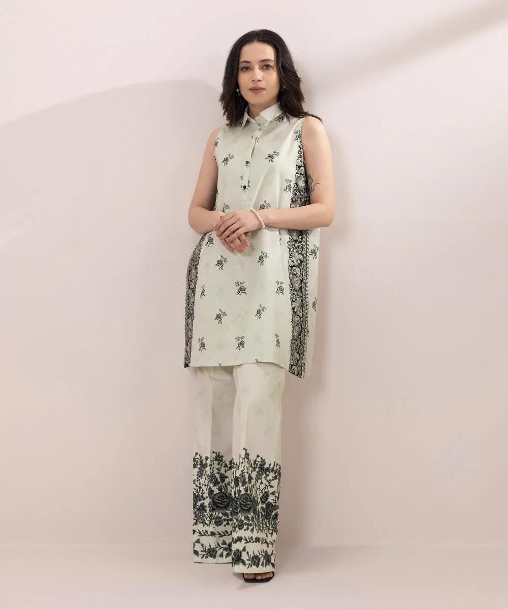 2 Piece - Embroidered Lawn Suit