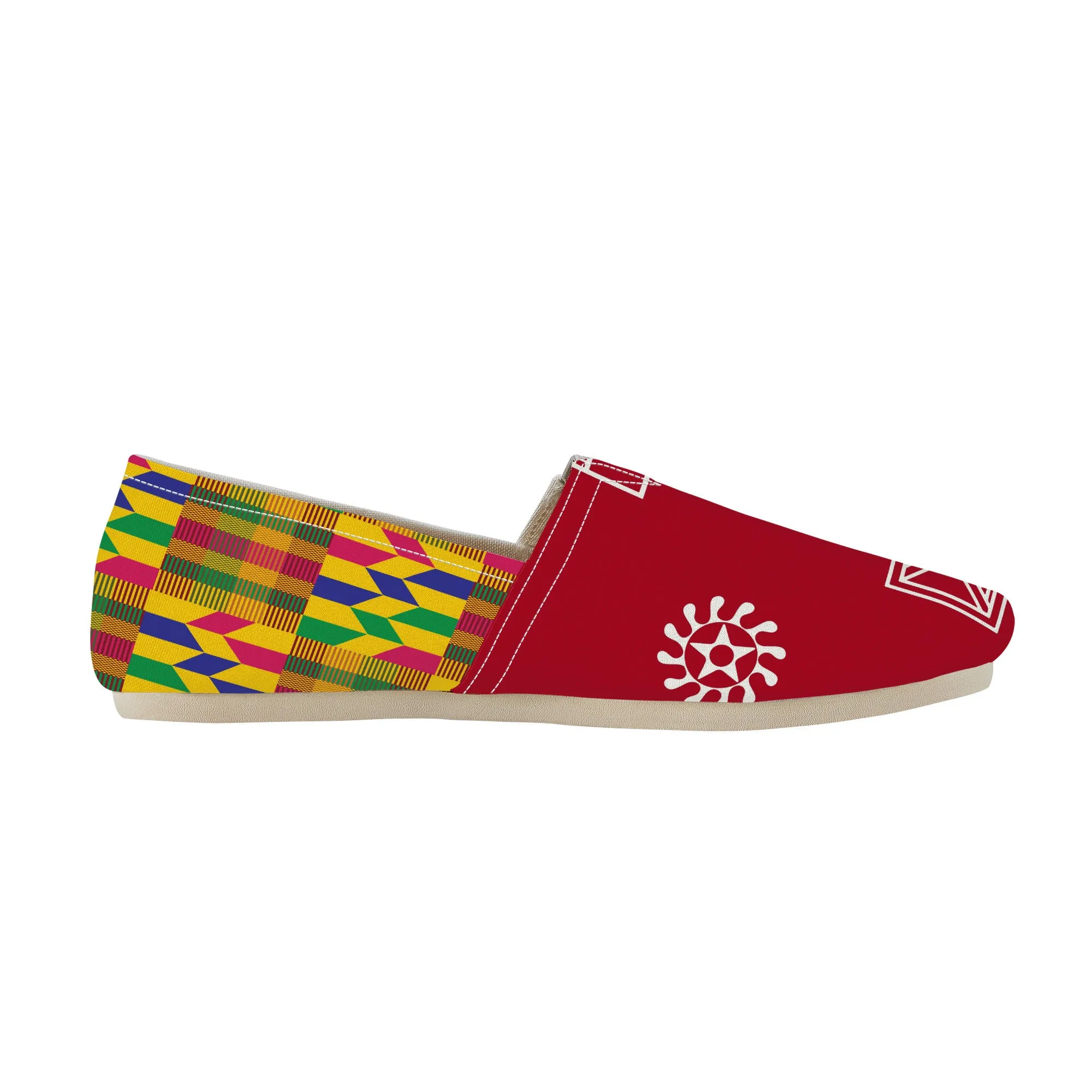 Adinkra Kokoo-Kente Slip-on Canvas