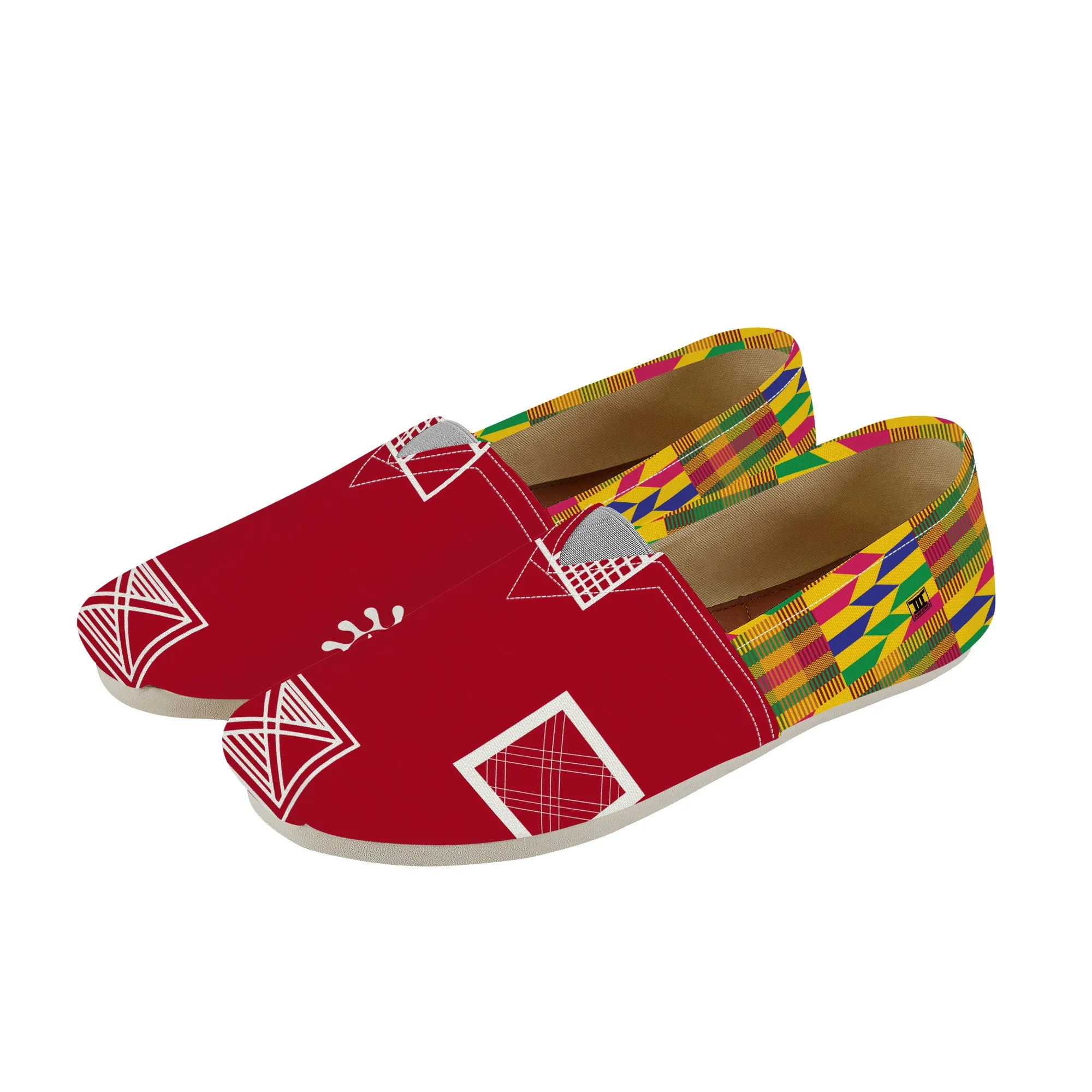 Adinkra Kokoo-Kente Slip-on Canvas