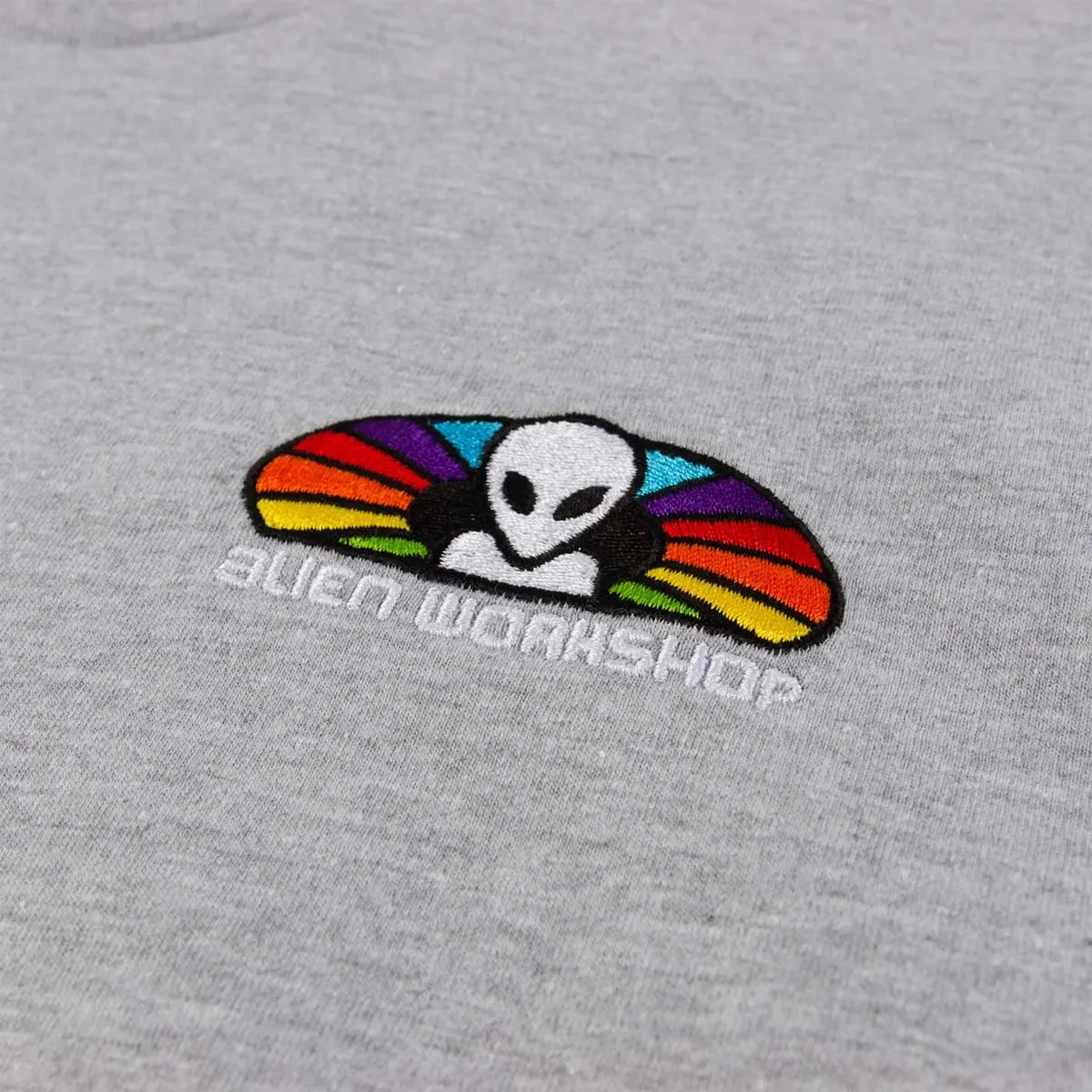 Alien Workshop - Spectrum Embroidered Tee Heather Grey