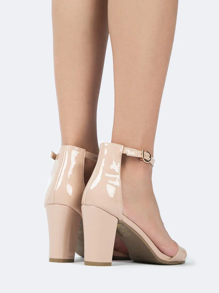 Ankle Strap Block Heels