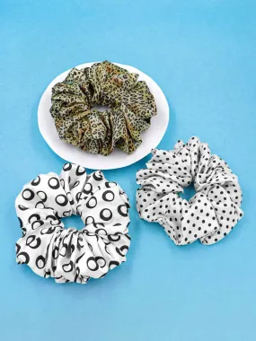 Assorted Scrunchies Set of 3 (Large)