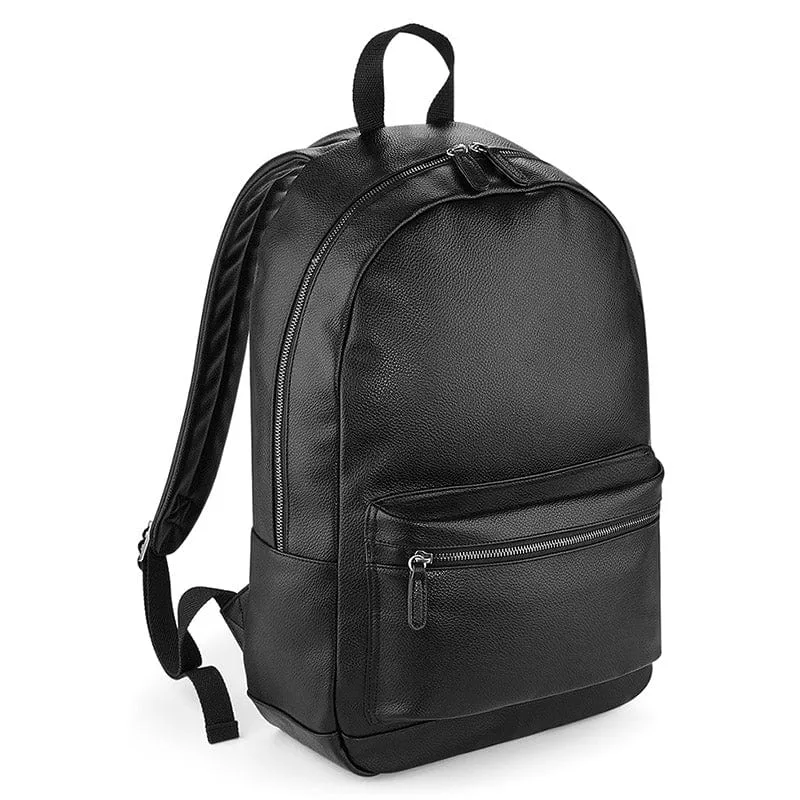 BagBase BG255 Faux Leather Fashion Backpack