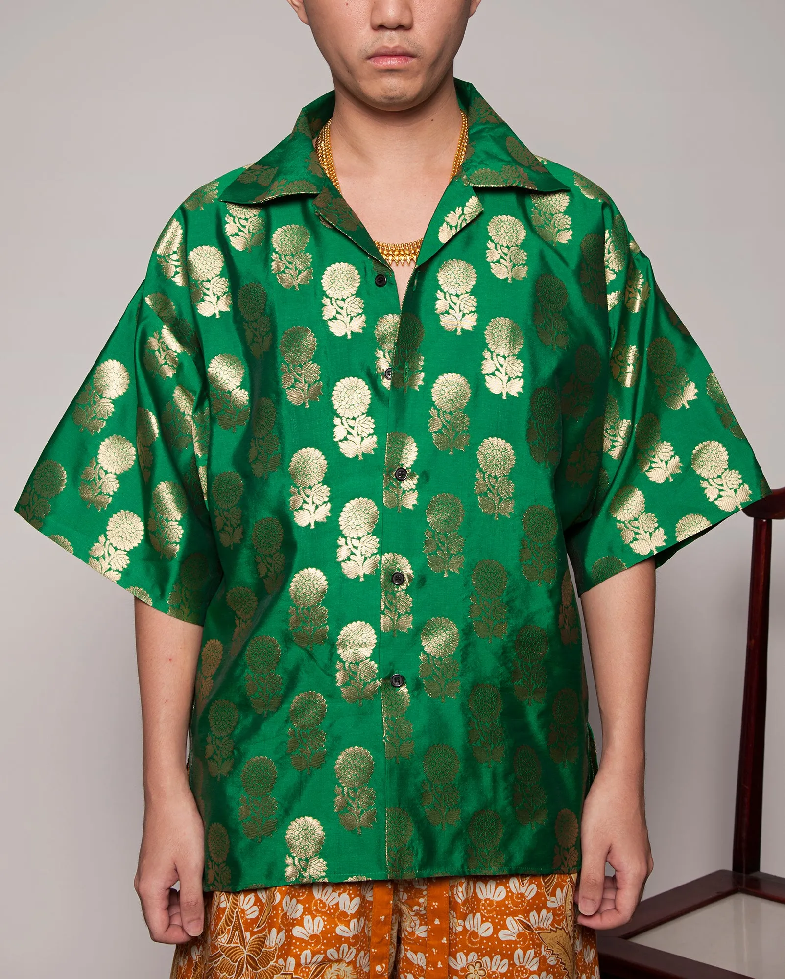 Baju Pantai Banarasi (Green)