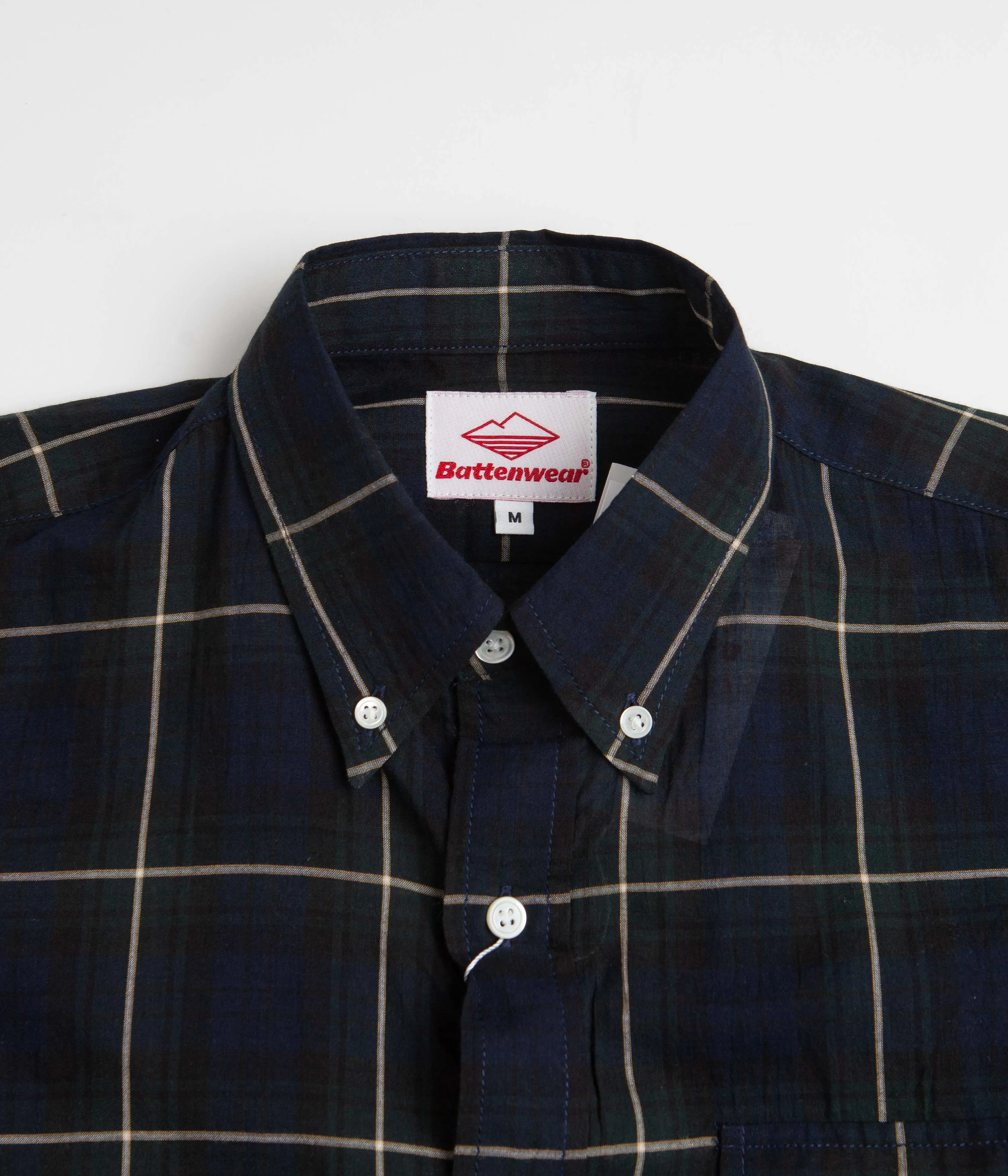 Battenwear BD Scout Shirt - Navy Plaid