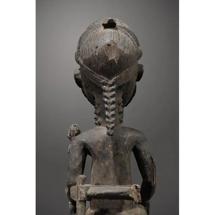 Baule Waka Sona Male Figure 23.6 Height, Cte d'Ivoire #895