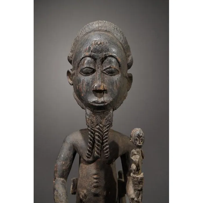 Baule Waka Sona Male Figure 23.6 Height, Cte d'Ivoire #895