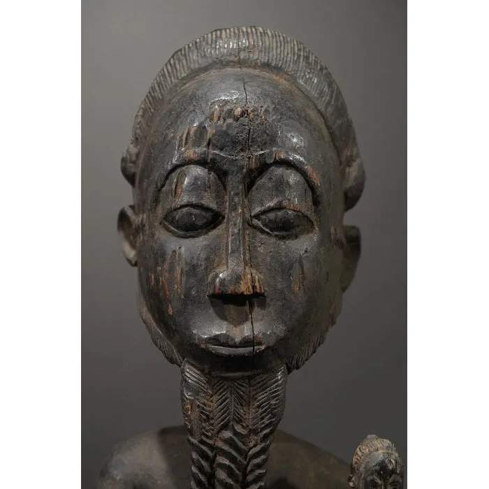 Baule Waka Sona Male Figure 23.6 Height, Cte d'Ivoire #895