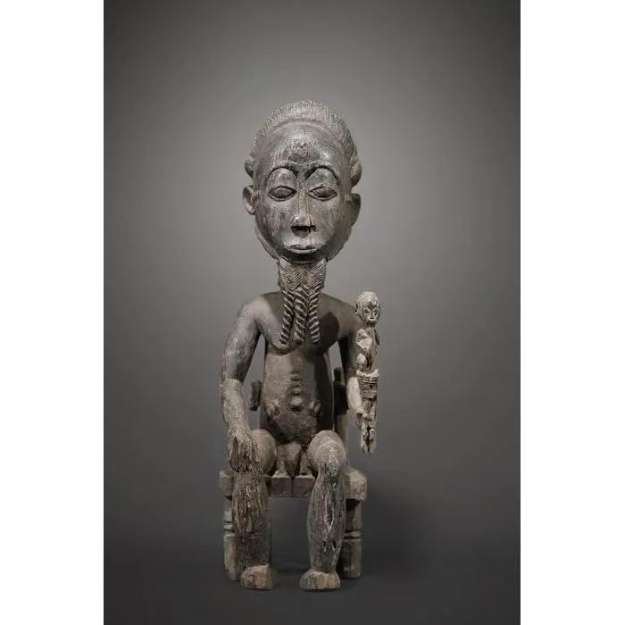 Baule Waka Sona Male Figure 23.6 Height, Cte d'Ivoire #895