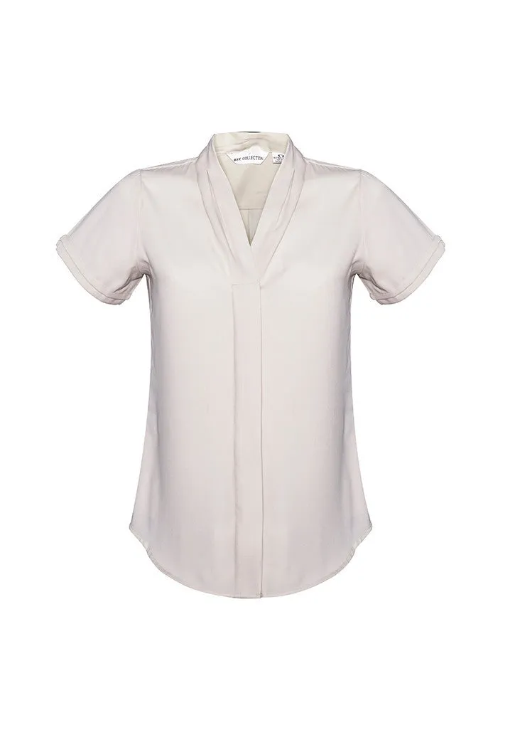 Biz Collection Womens Madison S/S Blouse (S628LS)-Clearance