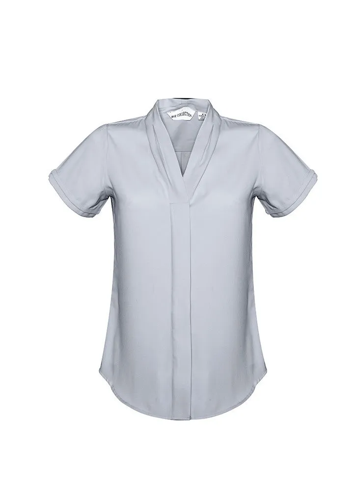 Biz Collection Womens Madison S/S Blouse (S628LS)-Clearance