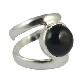 Black Onyx 925 Solid Sterling Silver Handmade Ring Size 3 to 13 US