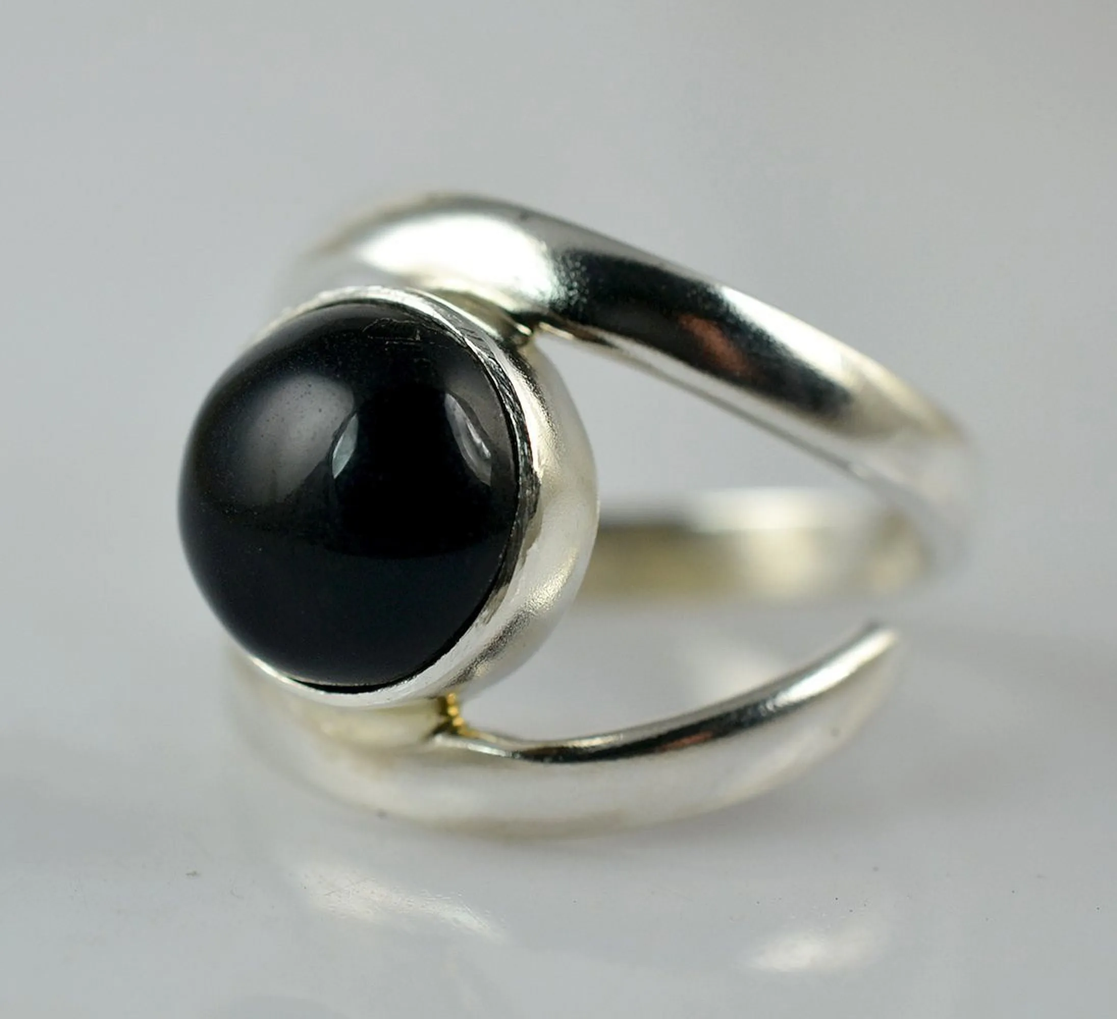 Black Onyx 925 Solid Sterling Silver Handmade Ring Size 3 to 13 US