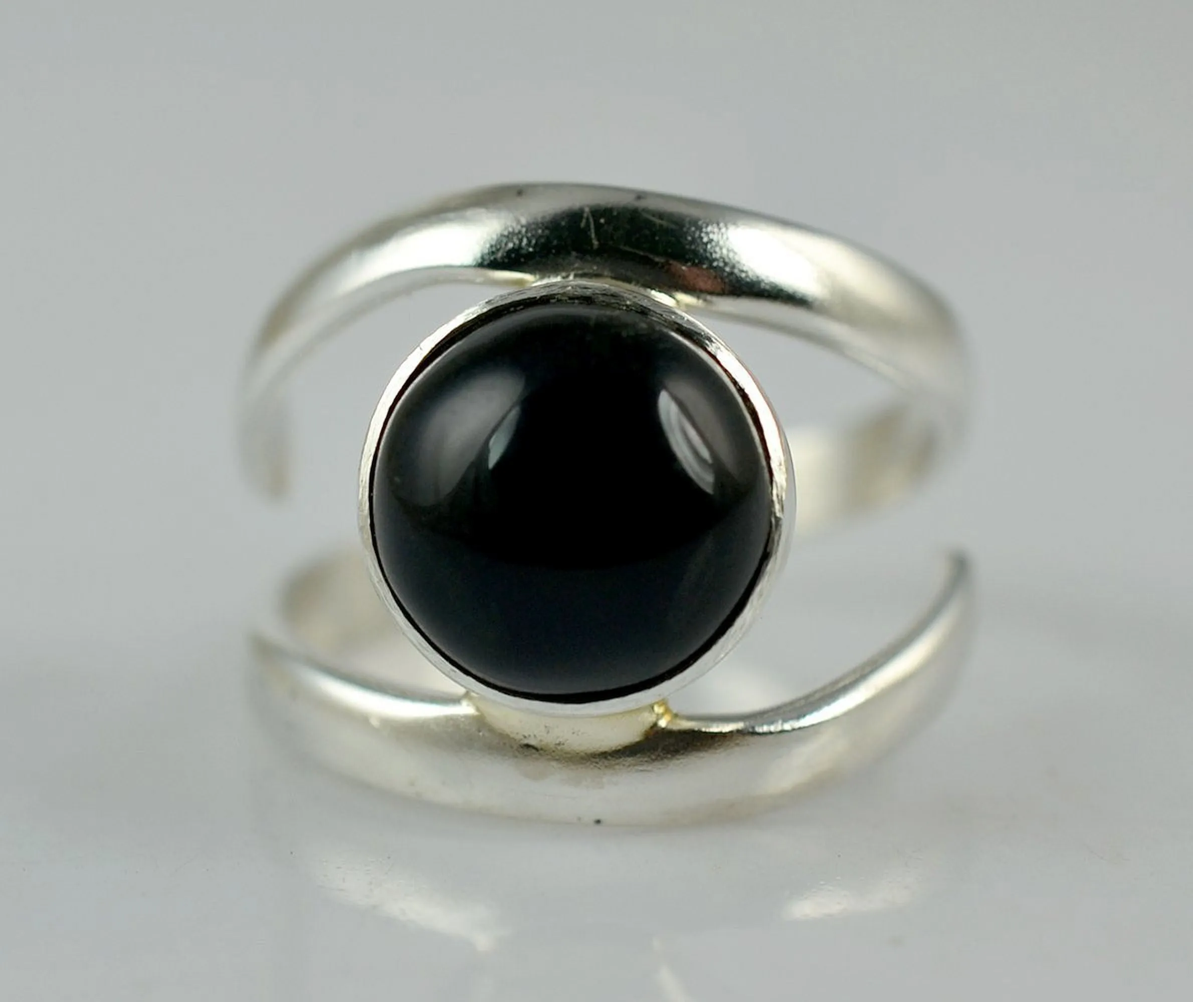 Black Onyx 925 Solid Sterling Silver Handmade Ring Size 3 to 13 US