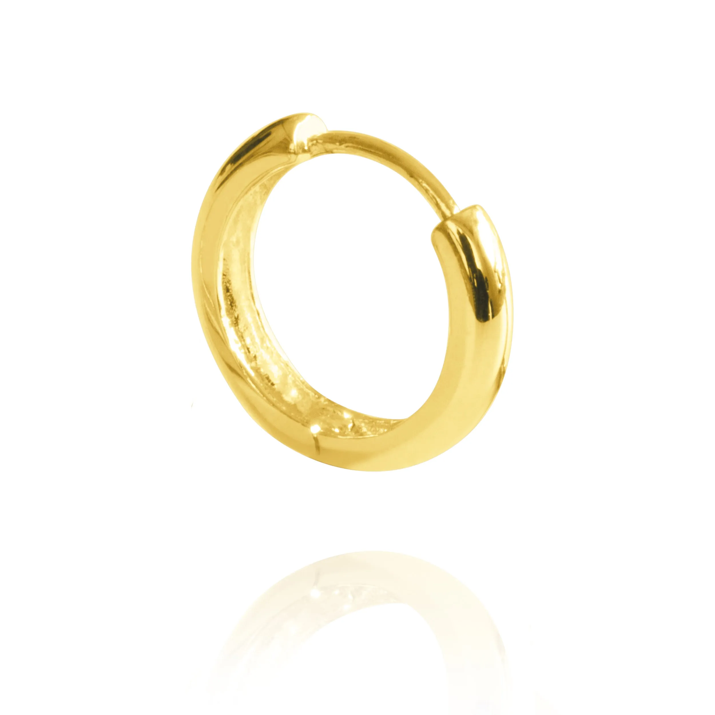 Bold Tragus Cartilage Helix Hoop Ring Piercing Earring-14K Solid Gold Jewelry