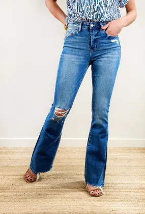 Brianna Flare Jeans by Flying Monkey