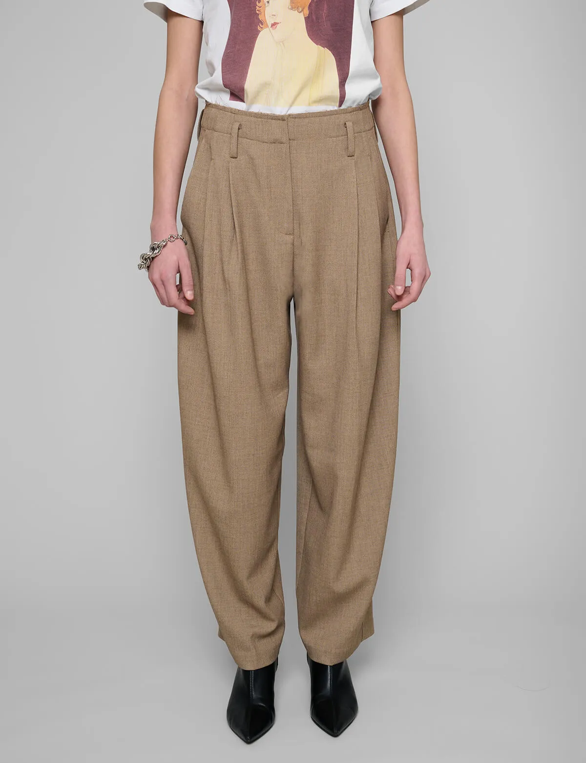 Brown Martin Slouchy Pants-BESTSELLER