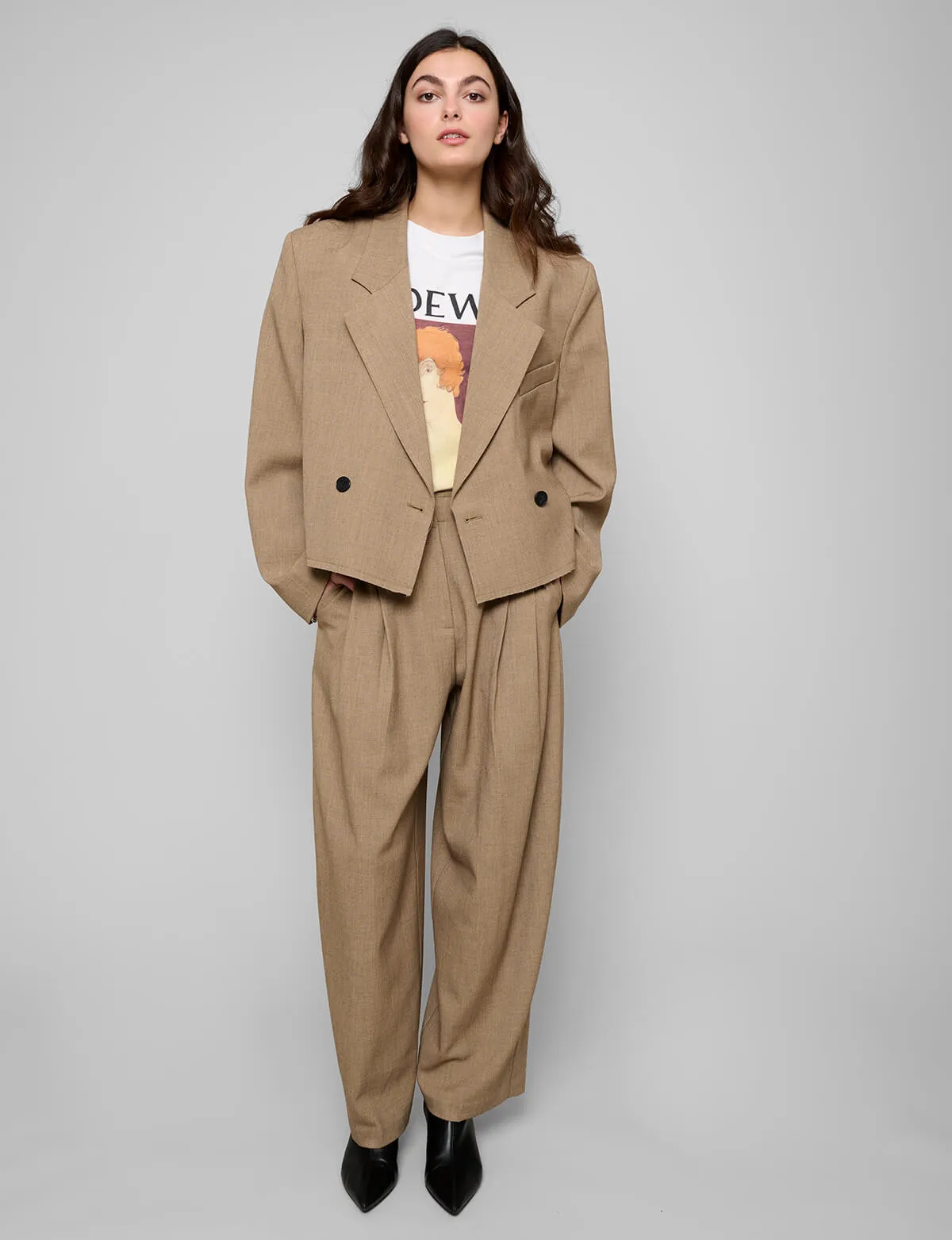 Brown Martin Slouchy Pants-BESTSELLER