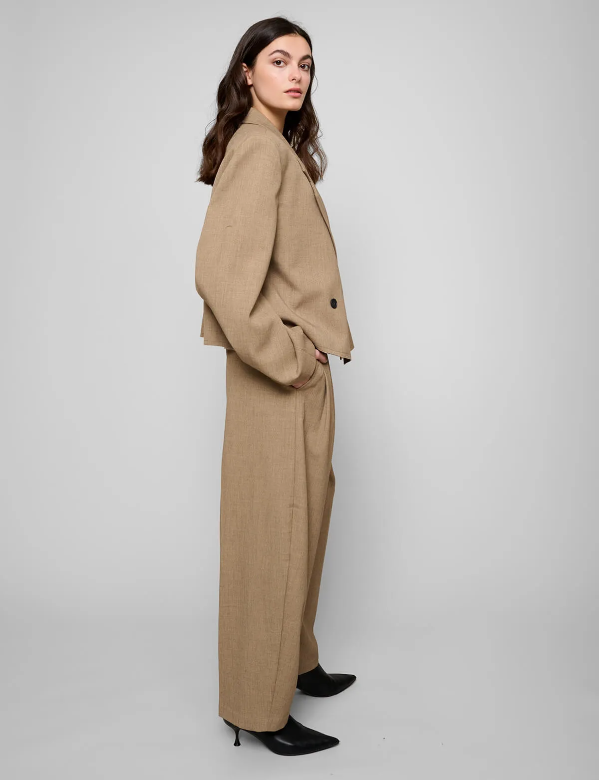 Brown Martin Slouchy Pants-BESTSELLER