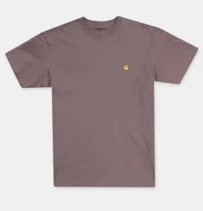 Carhartt WIP Chase T-Shirt in Misty Thistle