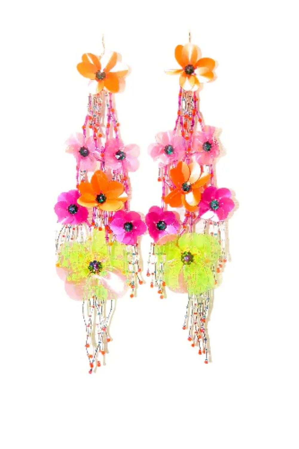 CHOGAA NYC HAND BEADED EARRINGS #2