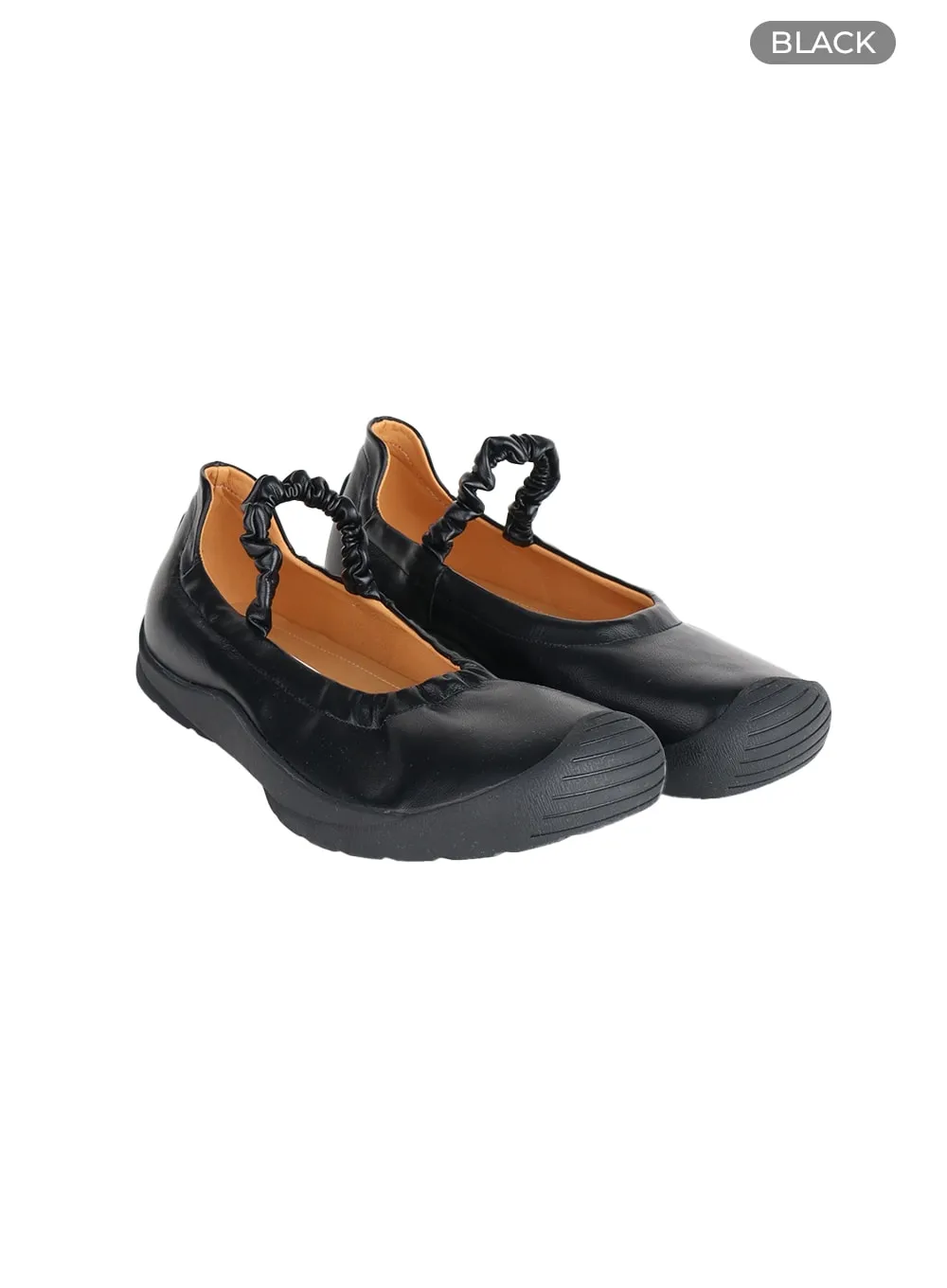 Chunky Slip-On Mary Jane Shoes OM408