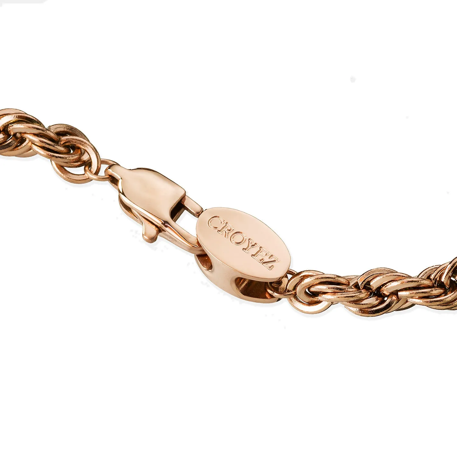 Croyez Bracelet Rope Rosegold