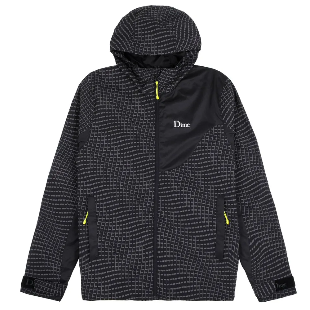 Dime Warp Shell Windbreaker Black