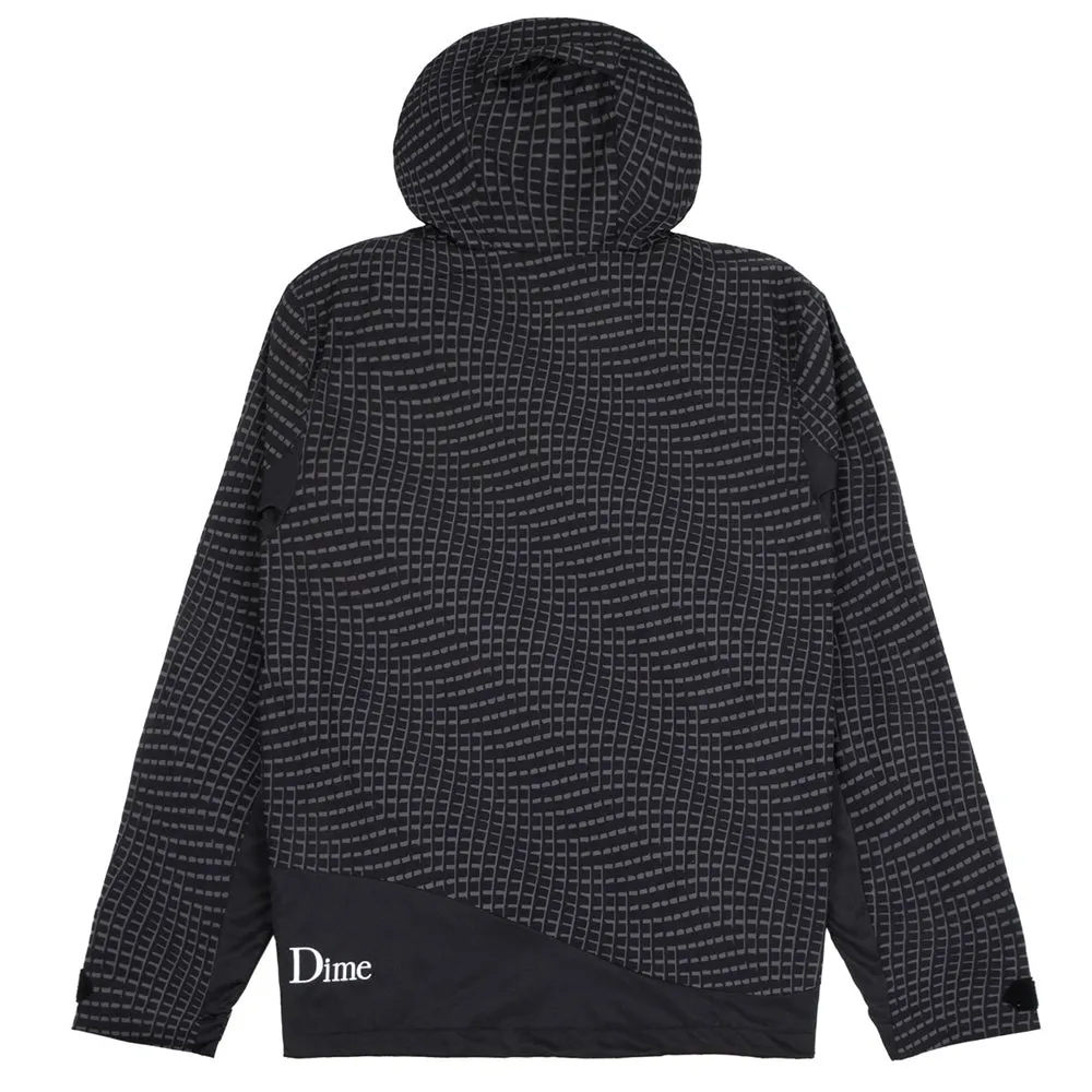 Dime Warp Shell Windbreaker Black