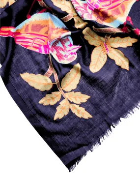 Embroidered Ferro Shawl