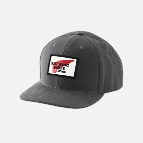 Embroidered Logo Ball Cap - Gray