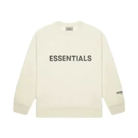 Fear Of God Essentials Front Logo 'Buttercream' Crewneck