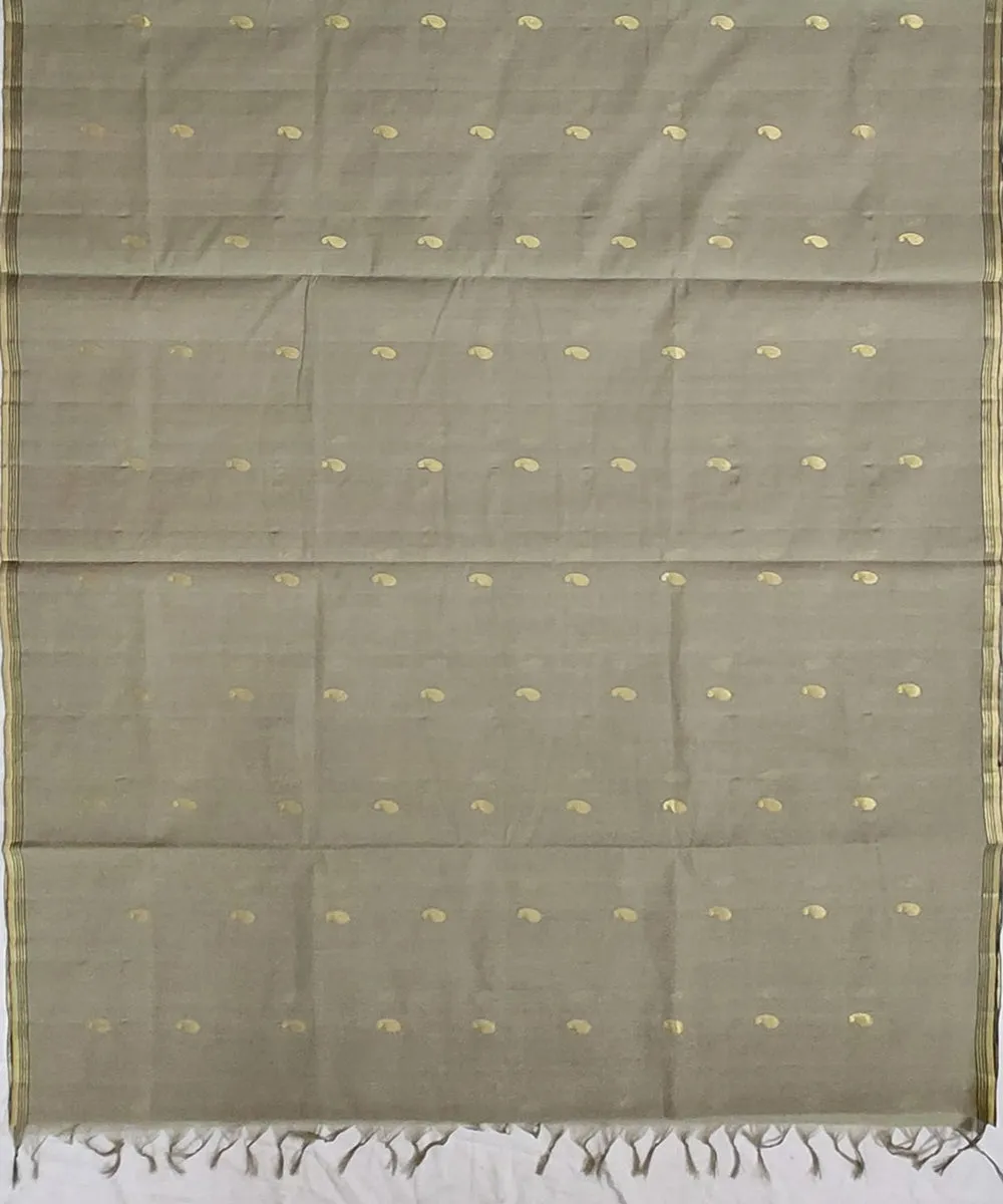 Grey venkatagiri handloom cotton saree