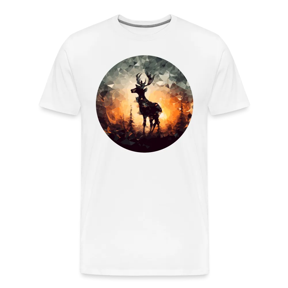 Herren T-Shirt mit Hirschmotiv "Polygon Hirsch"