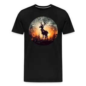 Herren T-Shirt mit Hirschmotiv "Polygon Hirsch"