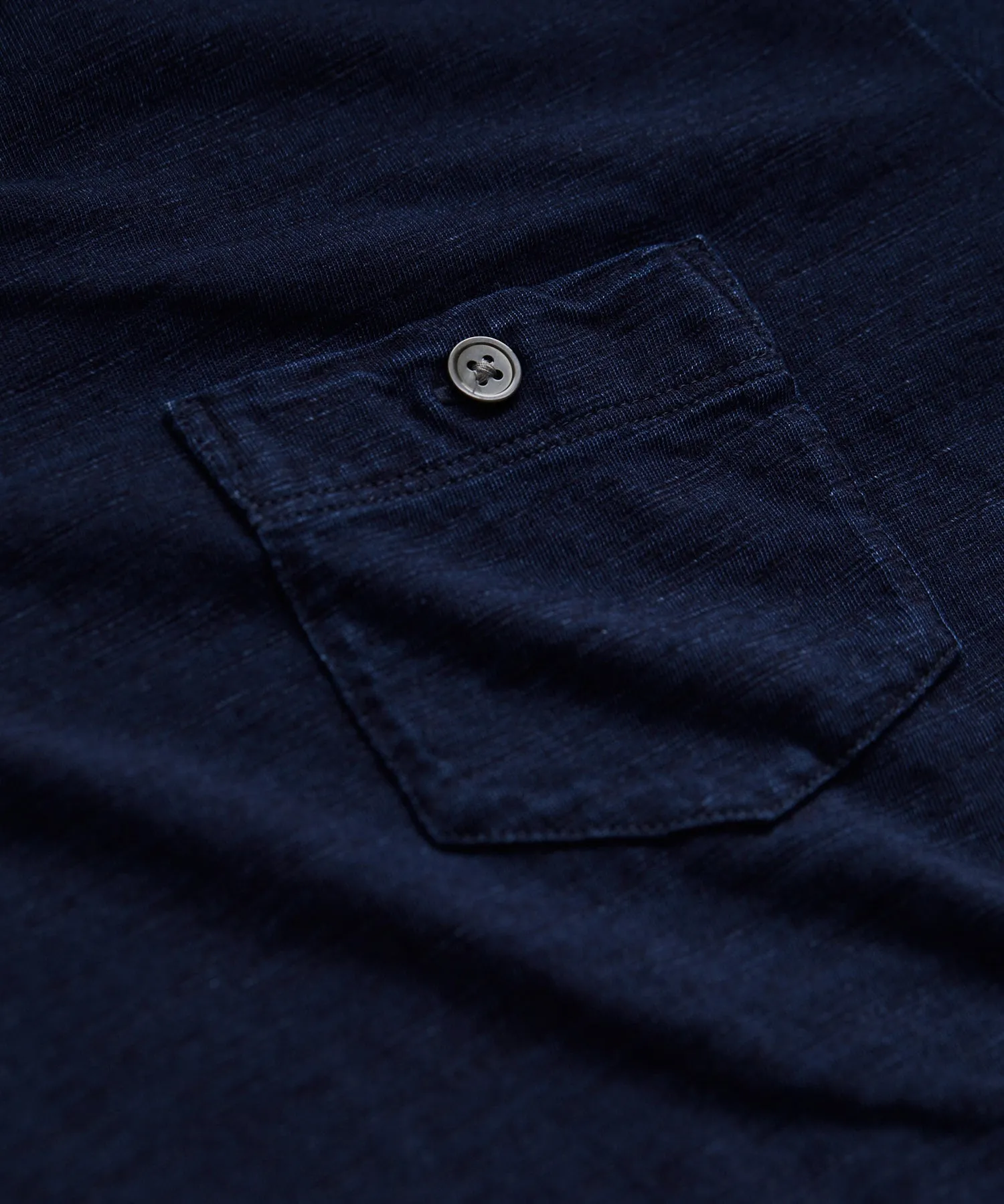 Indigo Slub Pocket Tee