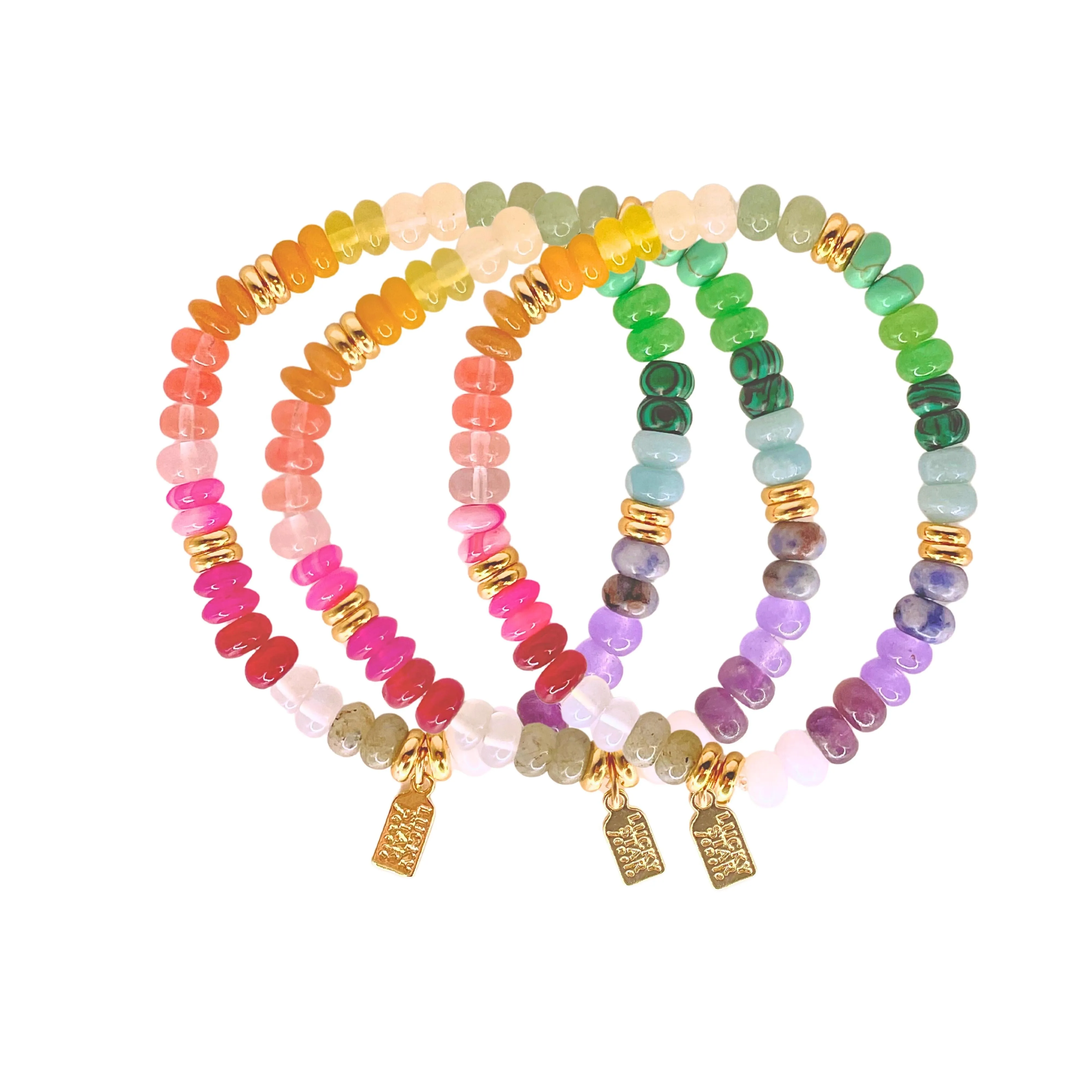 Jelly Gemstone Bubble Bracelet