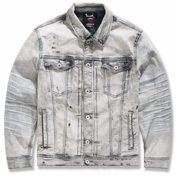 Jordan Craig Desperado Denim Trucker Jacket (Bone White) JJ351R