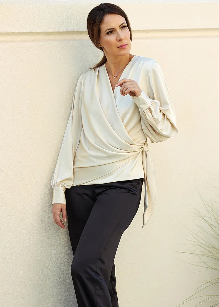 Karmamia Ines Blouse - Sl-om-bluse - Ivory