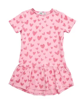 Kissed Hearts Frill Dress