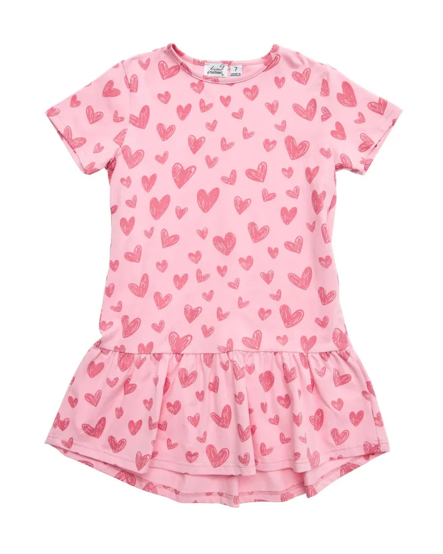 Kissed Hearts Frill Dress