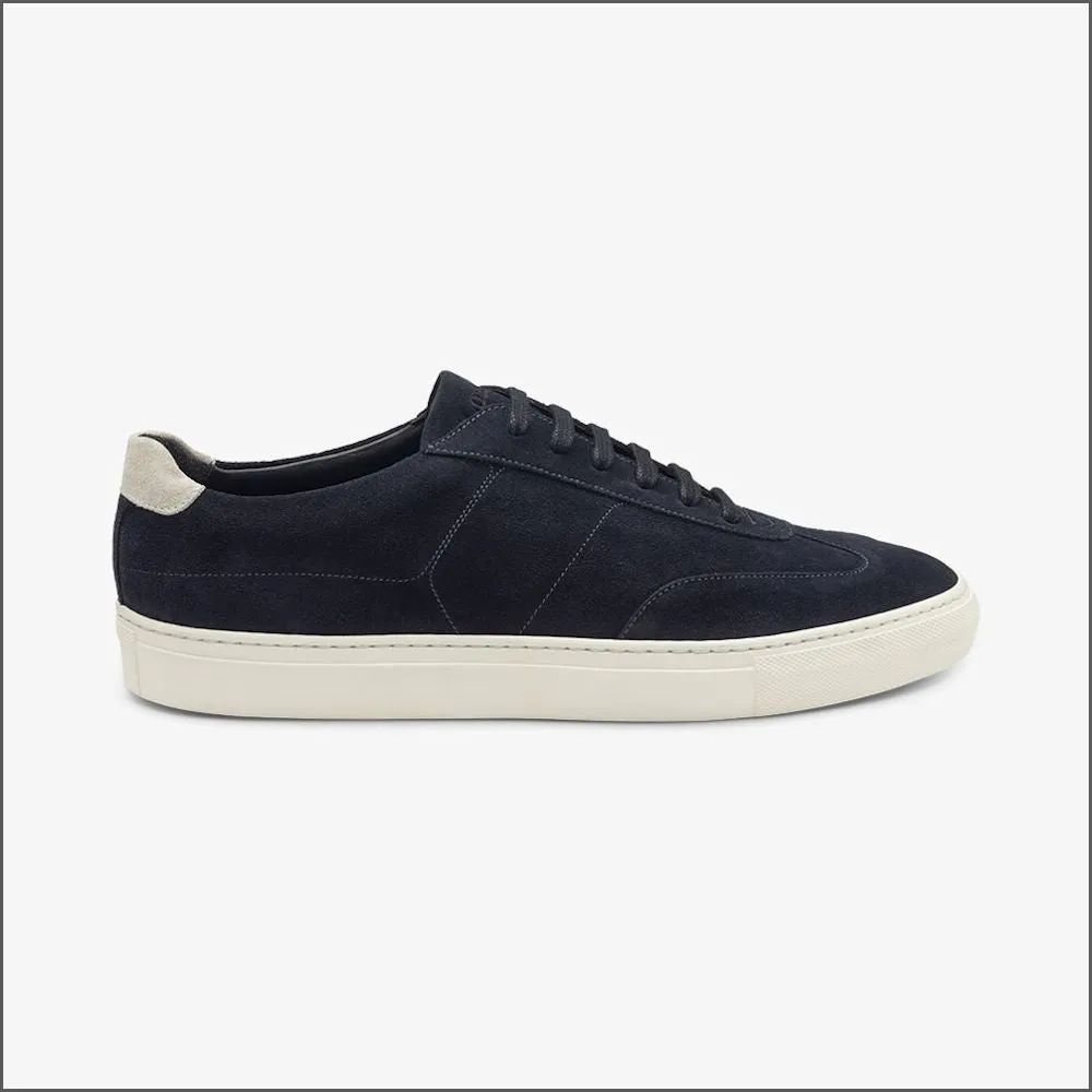 Loake Owens Navy Suede Sneaker*