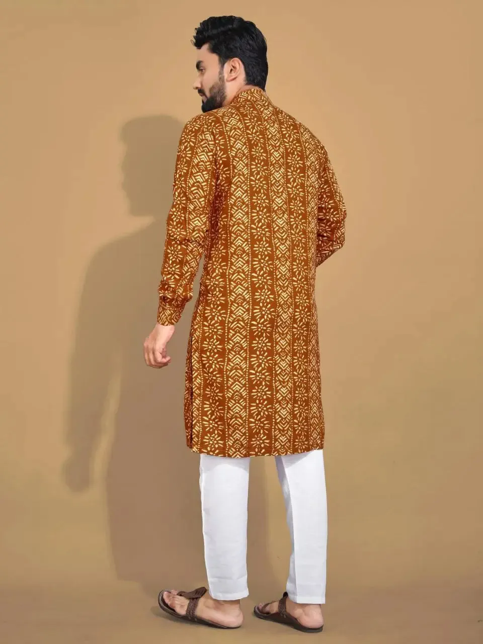 Men's Ethnic Cotton Kurta Pajama Set