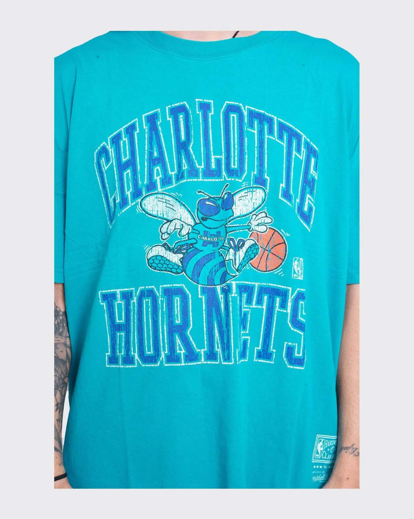 Mitchell & Ness Vintage HWC Ivy Arch CLR Hornets Tee