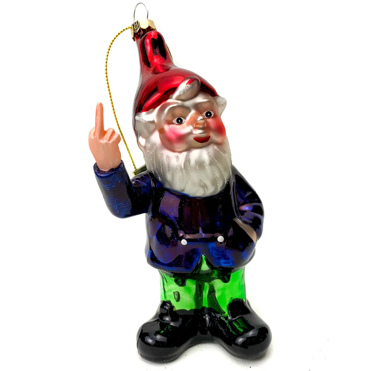 Naughty Gnome Ornament