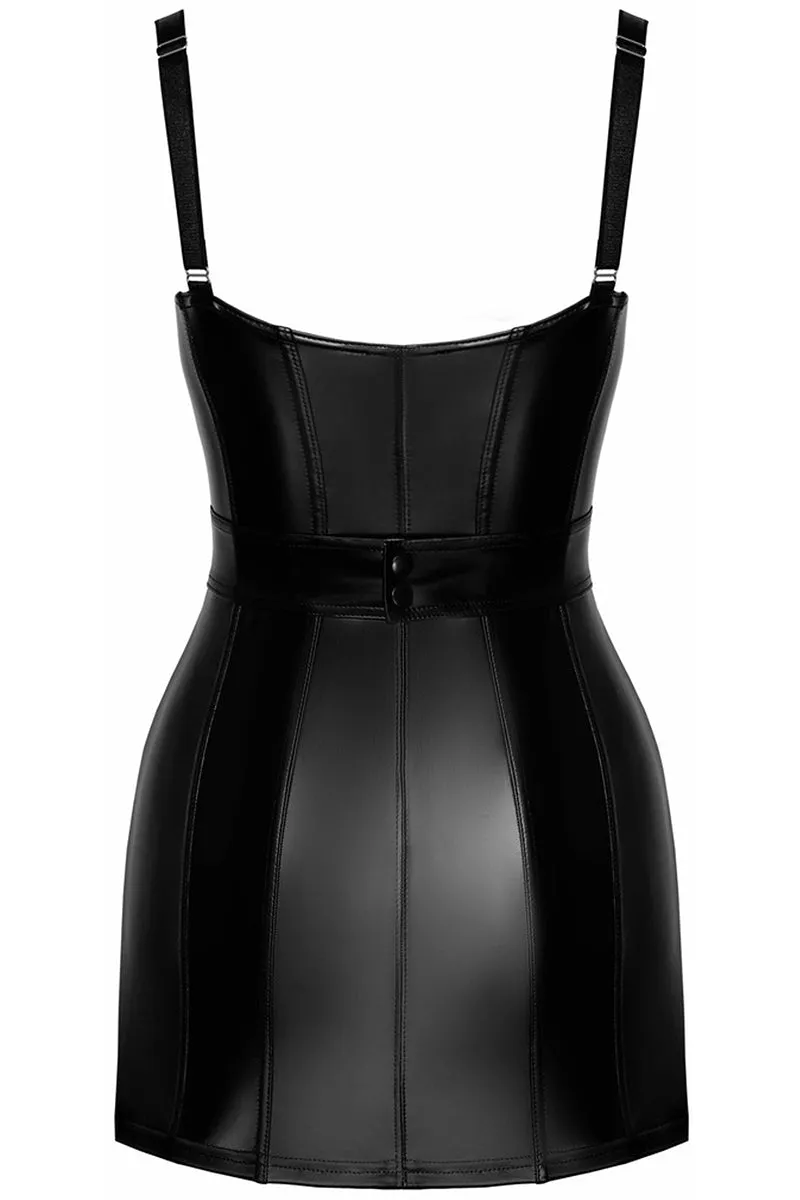 Noir Handmade Starlet Wetlook Minidress