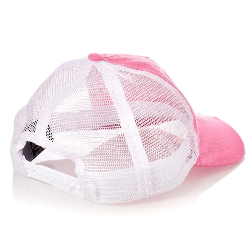 Official Sonic the Hedgehog Ice Cream Distressed Pink Trucker Snapback