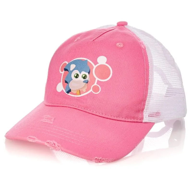 Official Sonic the Hedgehog Ice Cream Distressed Pink Trucker Snapback